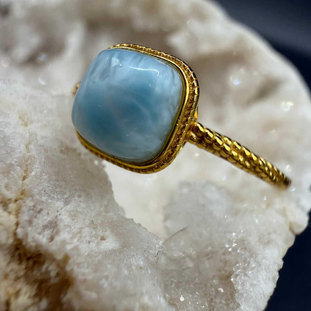 Larimar S925 Adjustable Ring