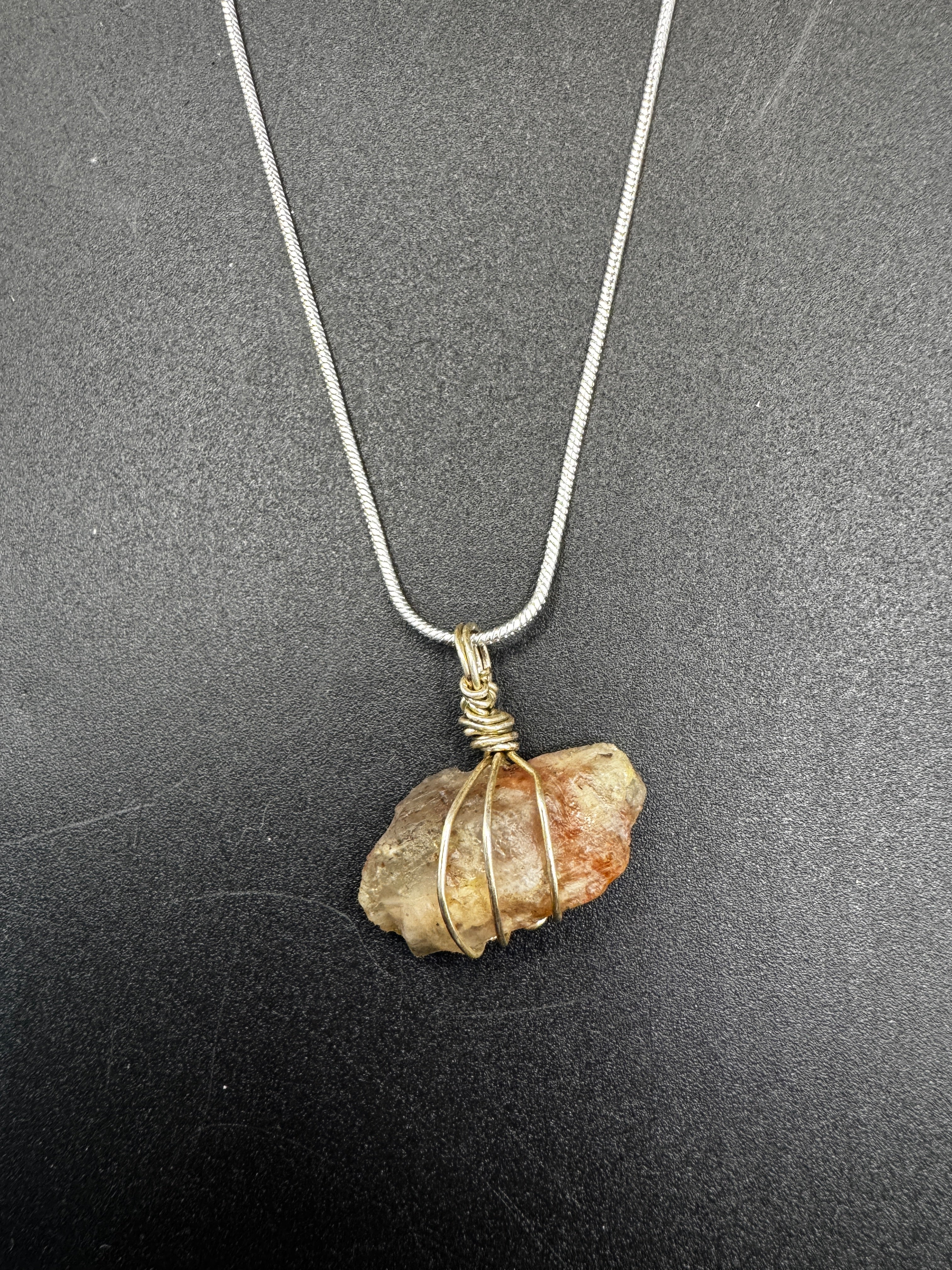 Handmade Sunstone Necklace