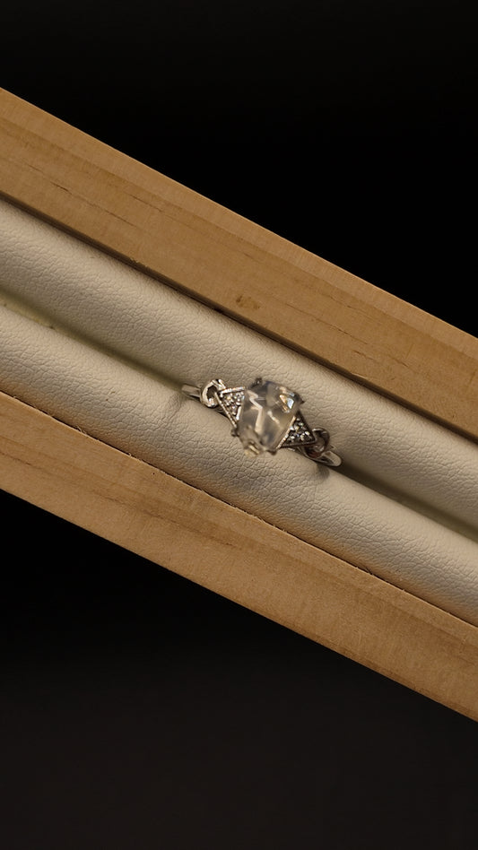 Moonstone Freeform Ring