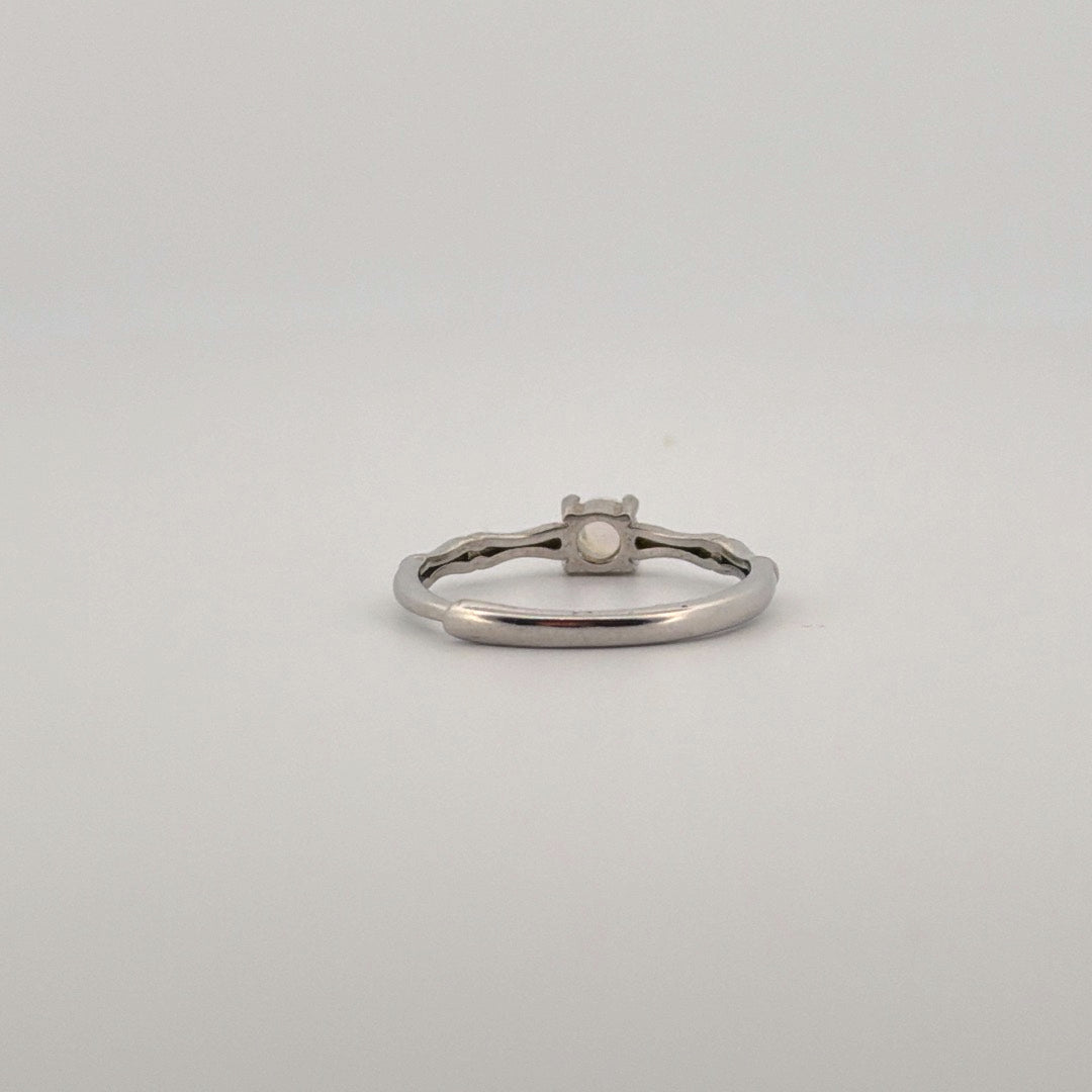 Moonstone S925 Adjustable Ring