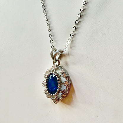 Sapphire S925 Necklace