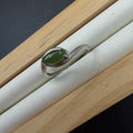 Green Jade S925 Adjustable Ring