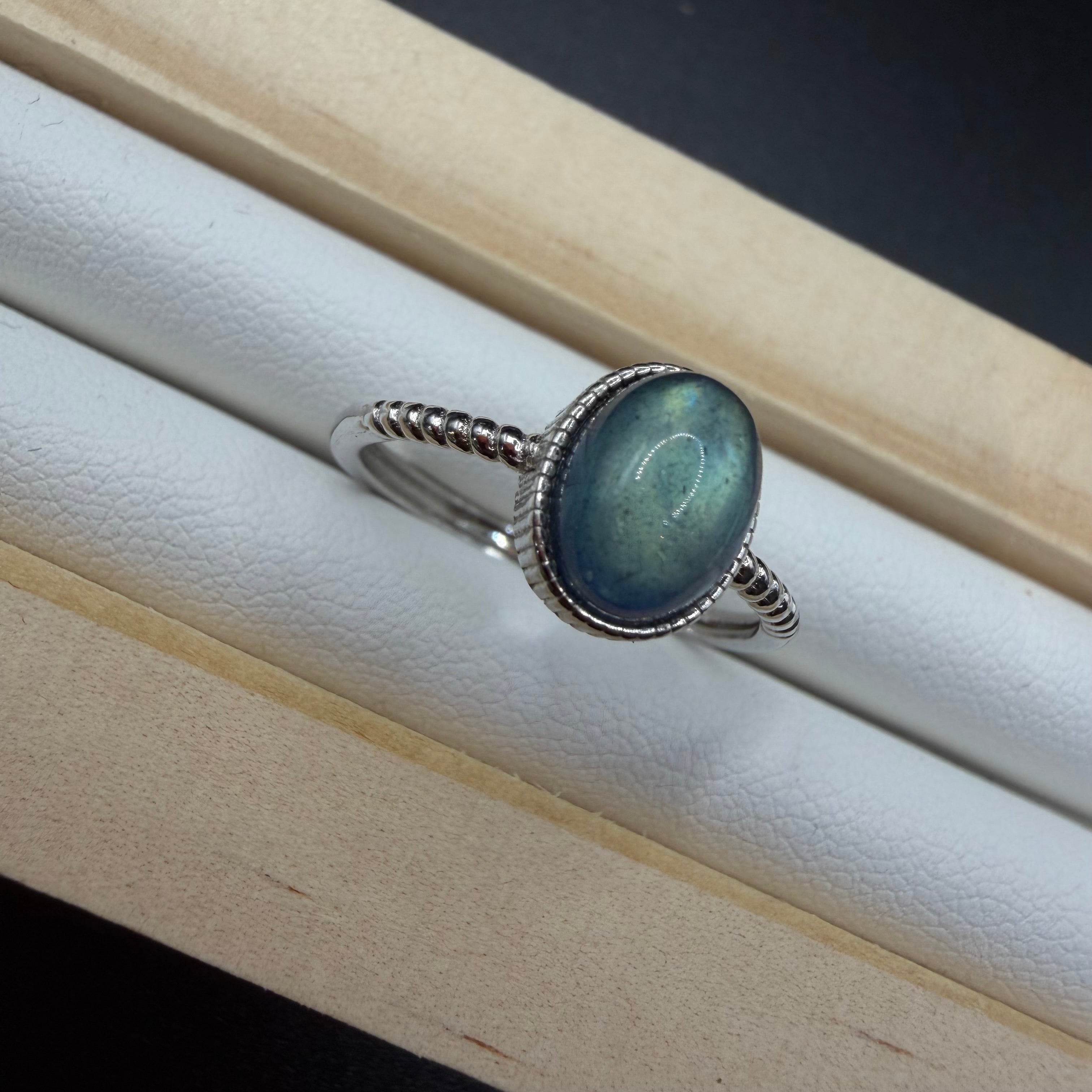 Labradorite S925 Adjustable Ring