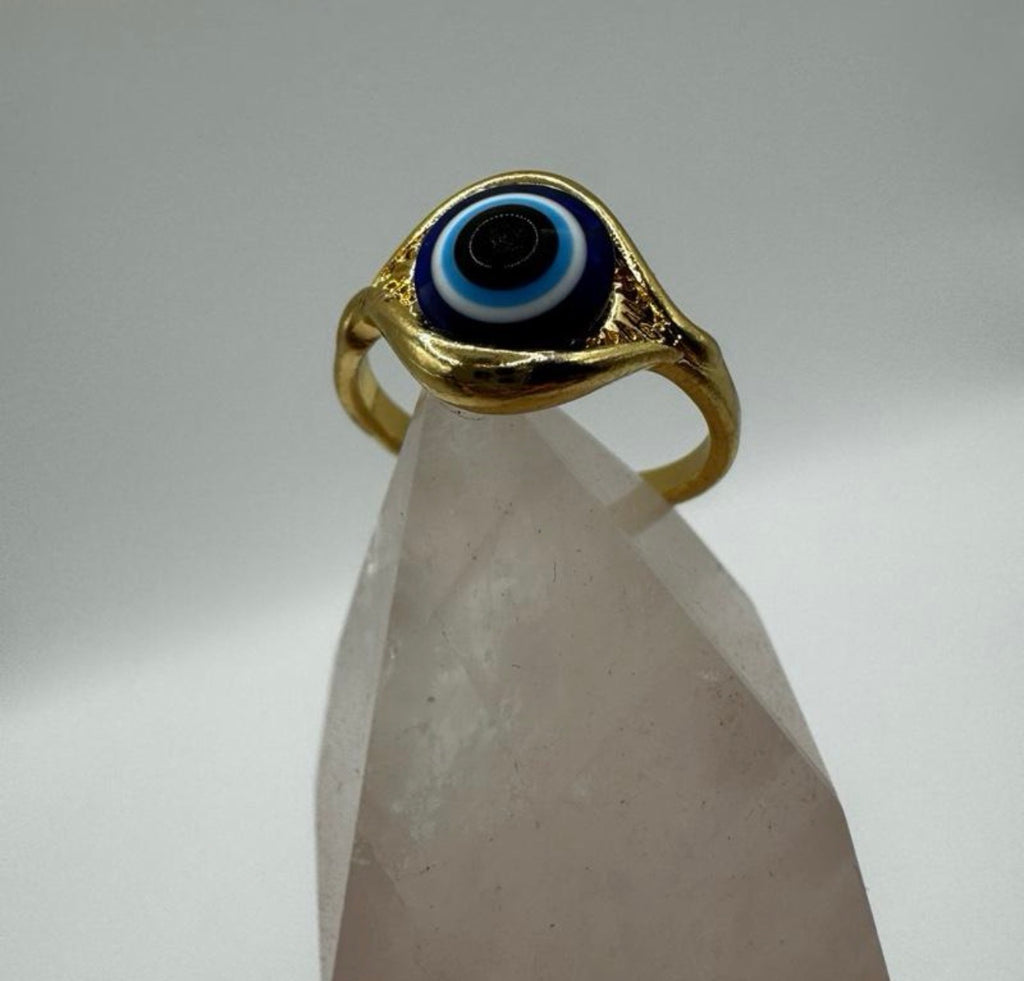 Evil Eye Ring Gold