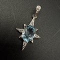 Aquamarine Star S925 Necklace