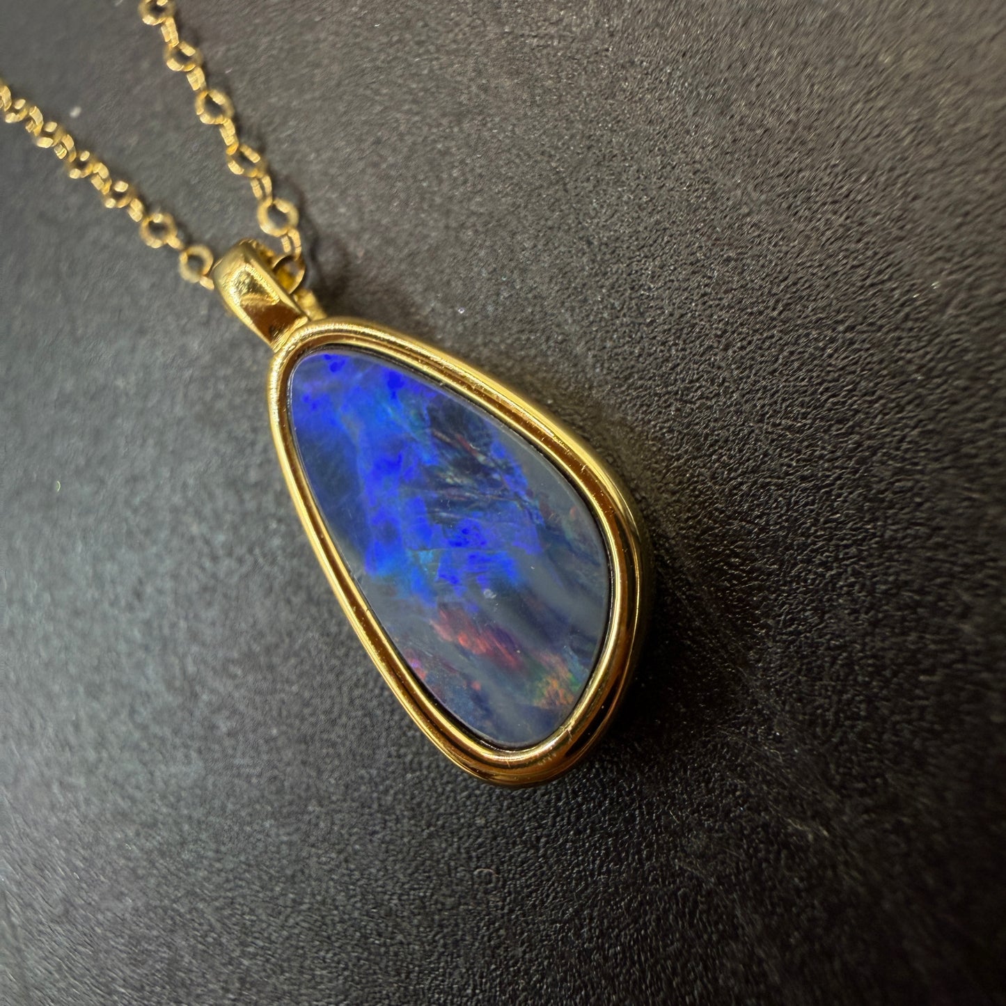 Australian Boulder Opal S925 Necklace