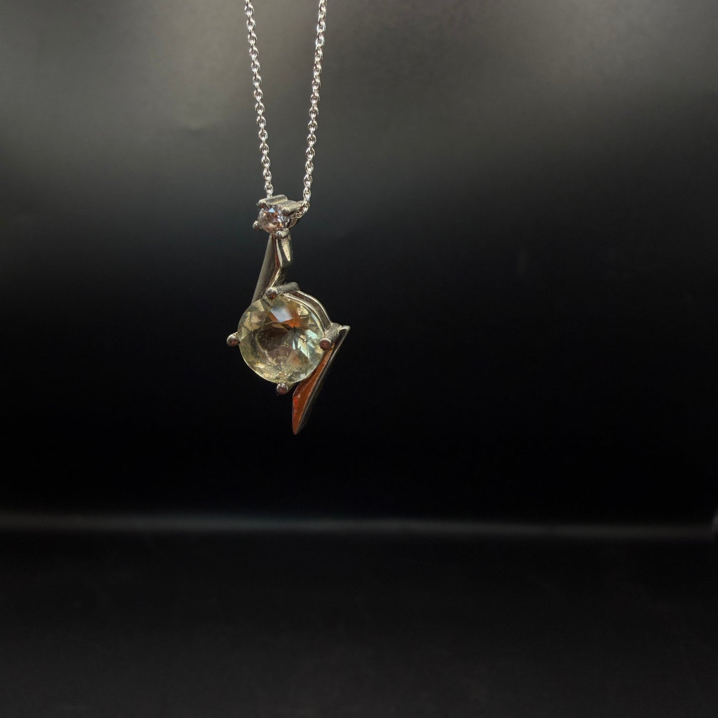 Libyan Desert Glass S925 Certified Necklace