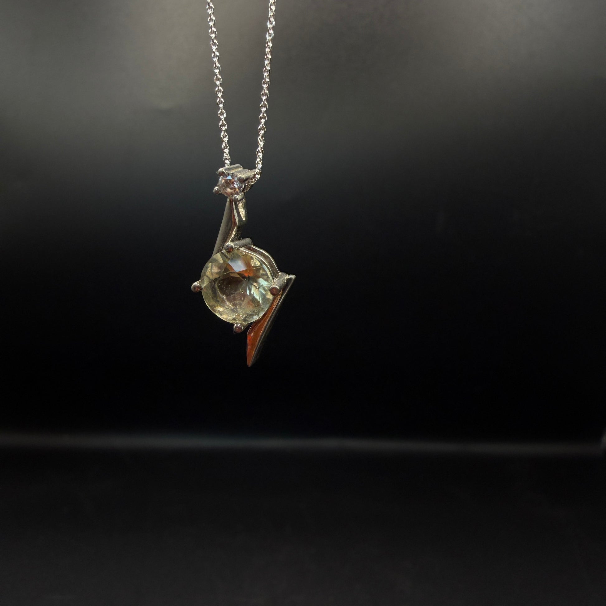 Libyan Desert Glass S925 Certified Necklace