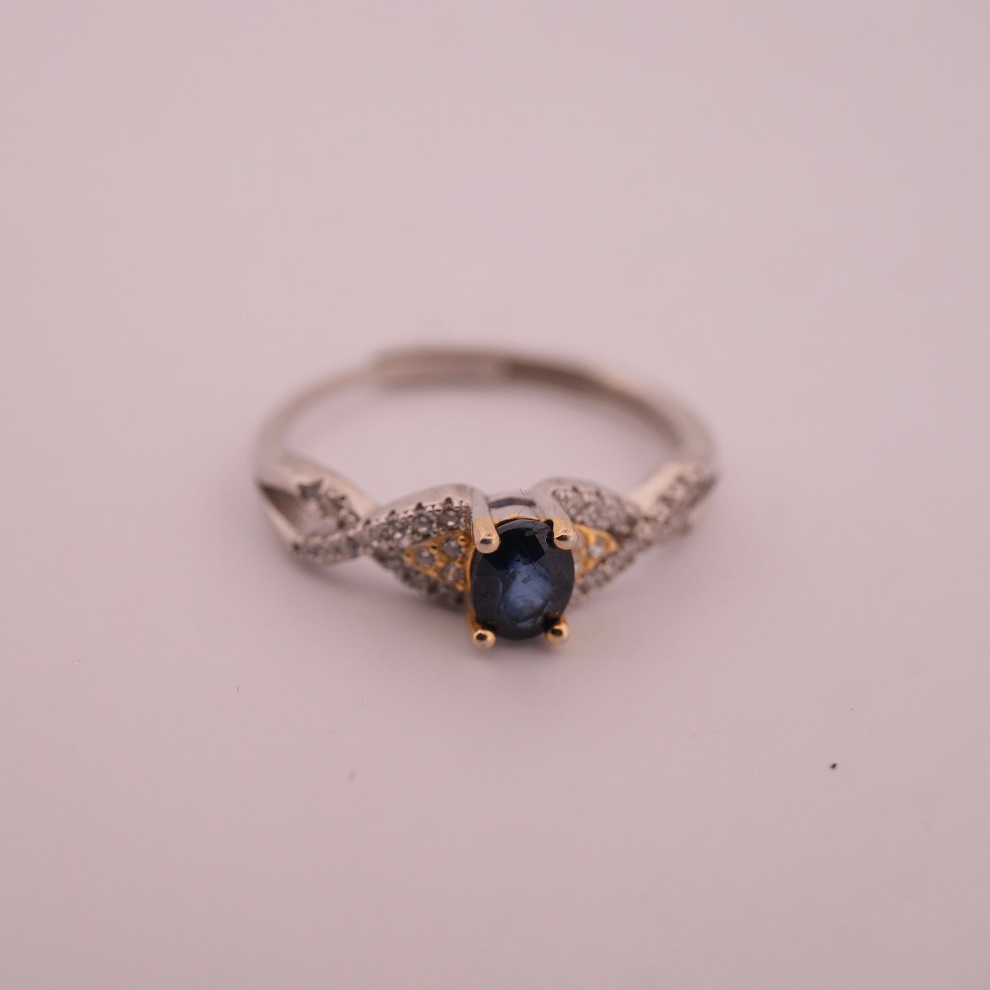 Iolite Eye S925 Adjustable Ring