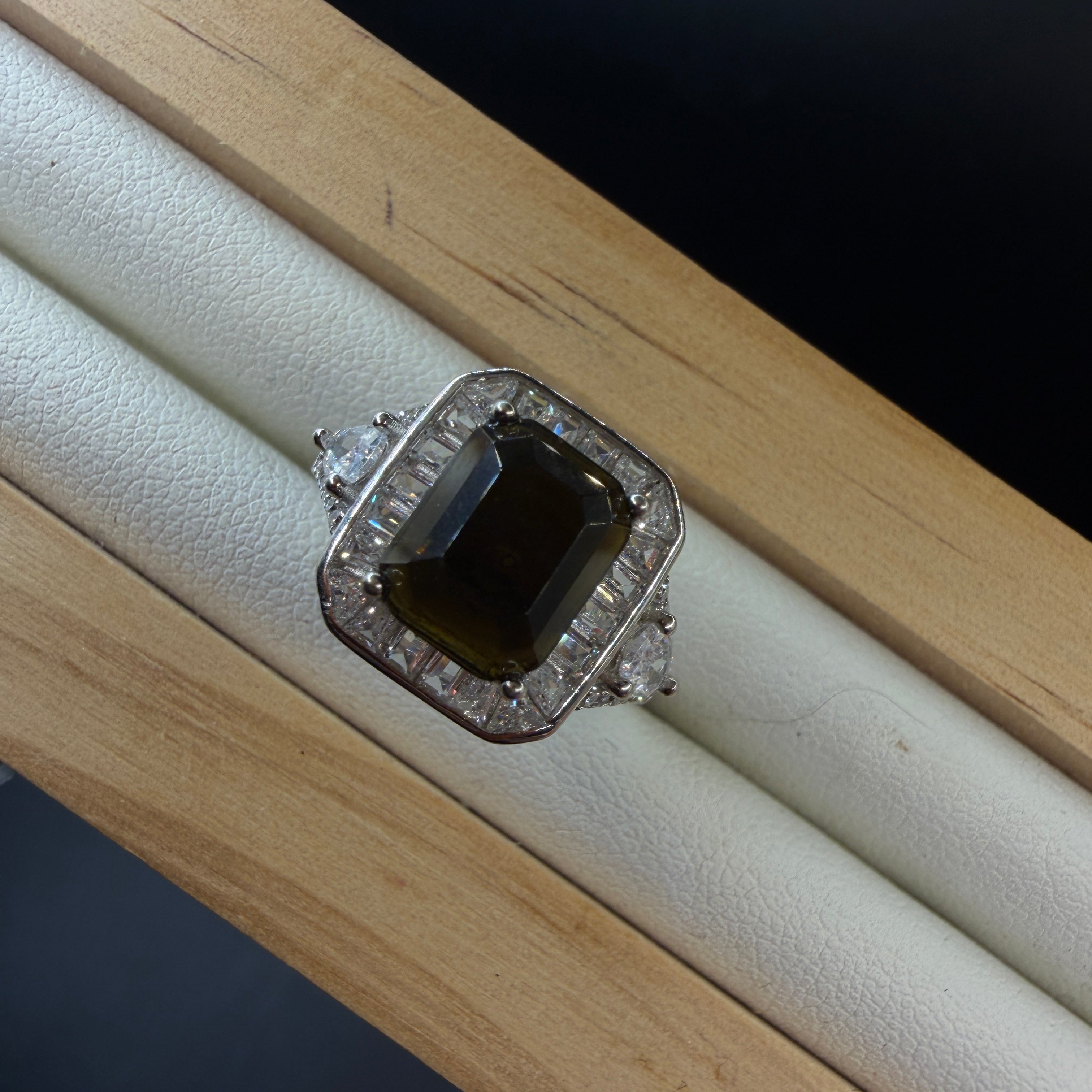 Cintamani Stone Saffordite S925 Certified Ring