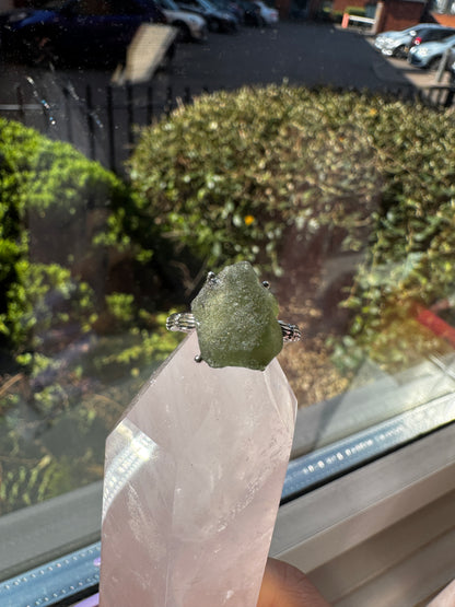 Moldavite Ring