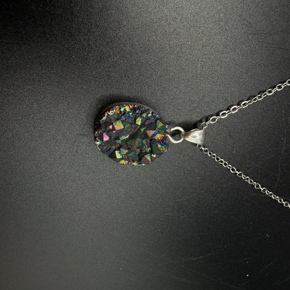 Aura Amethyst S925 Necklace