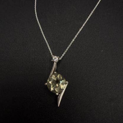 Libyan Desert Glass S925 Certified Necklace
