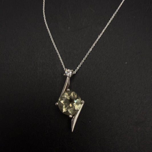 Libyan Desert Glass S925 Certified Necklace