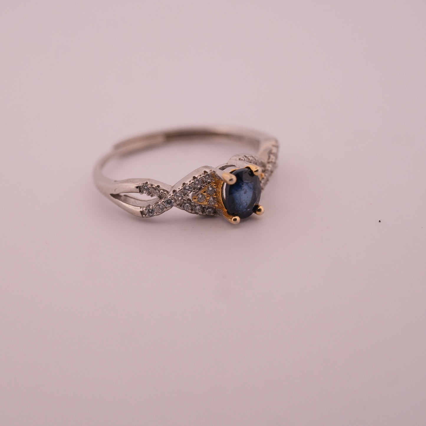 Iolite Eye S925 Adjustable Ring