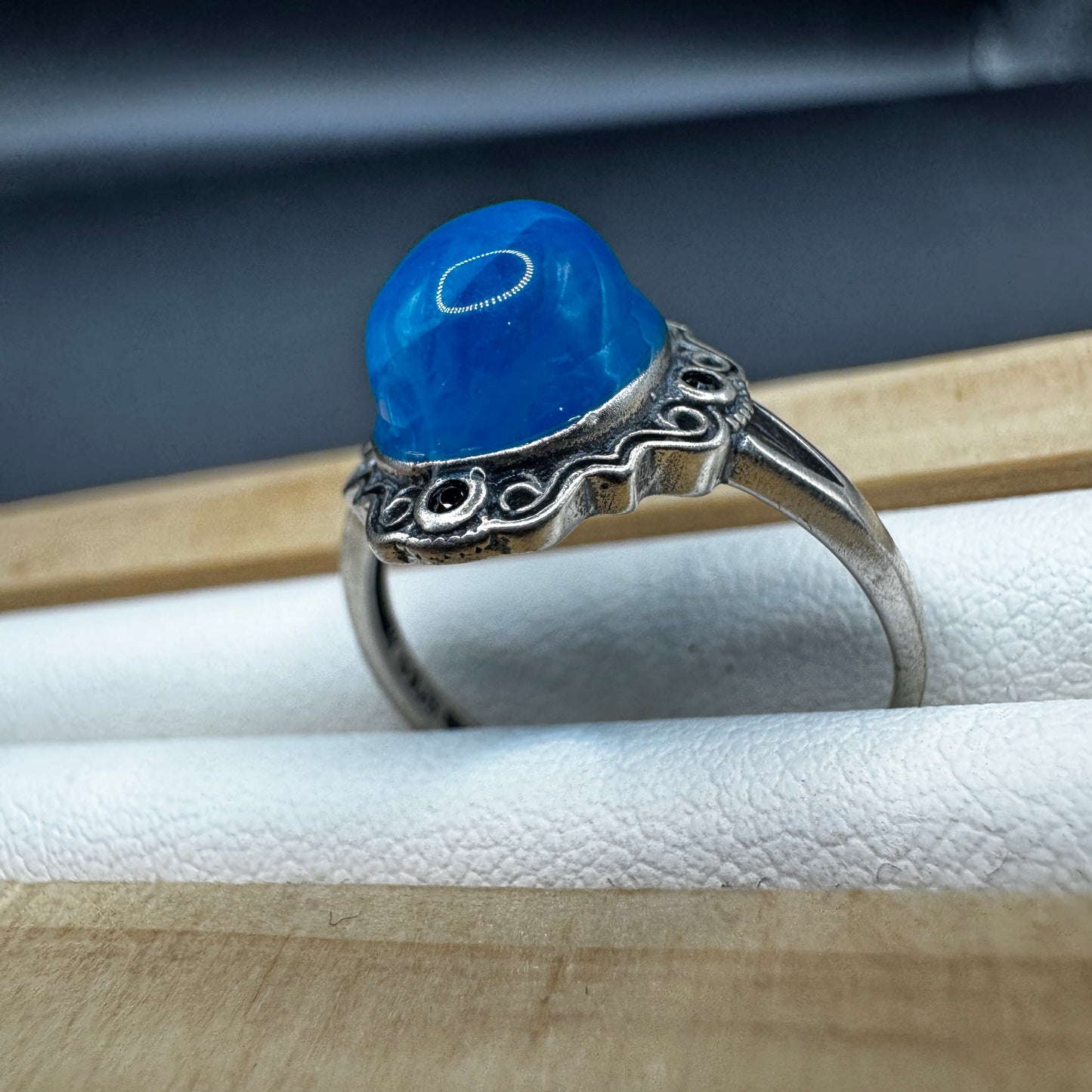 Apatite S925 Adjustable Ring