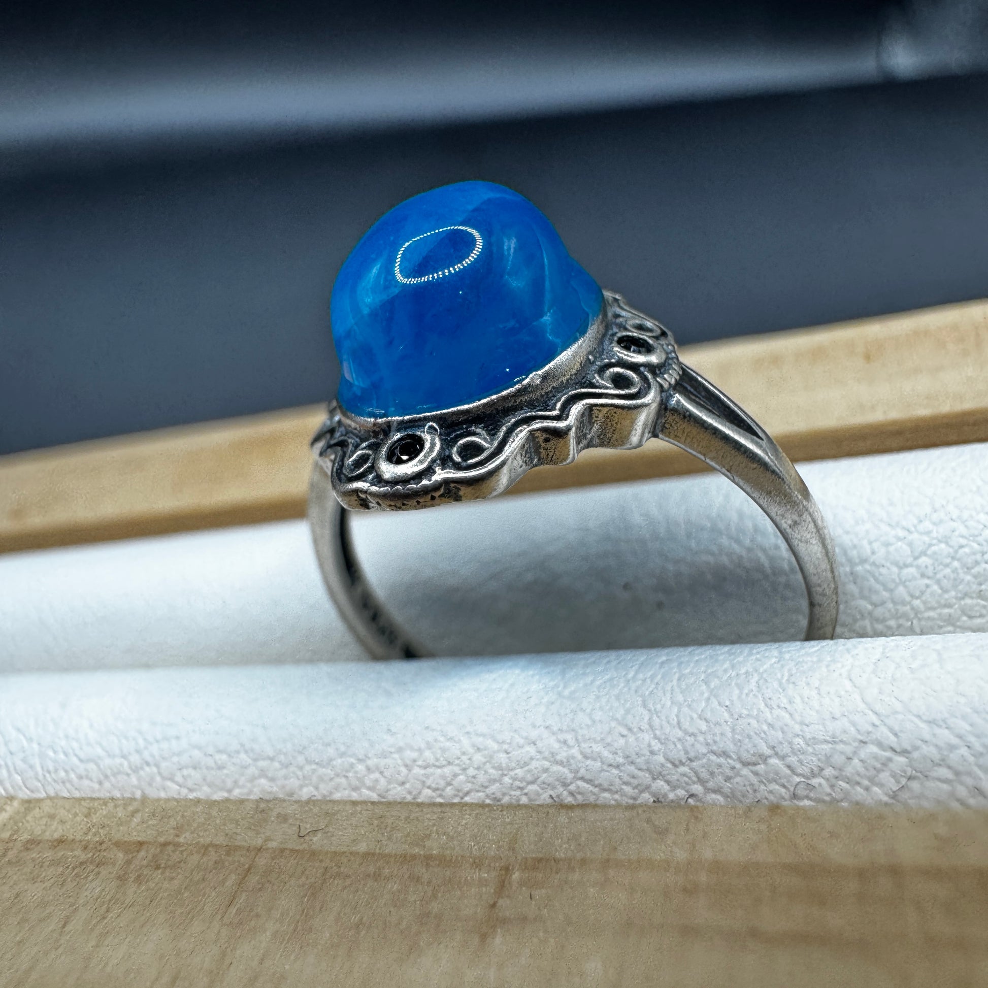 Apatite S925 Adjustable Ring