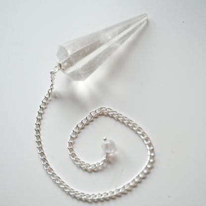 Clear Quartz Pendulum