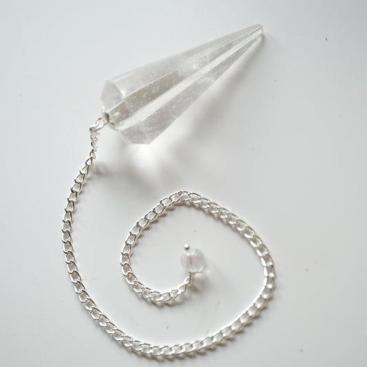 Clear Quartz Pendulum