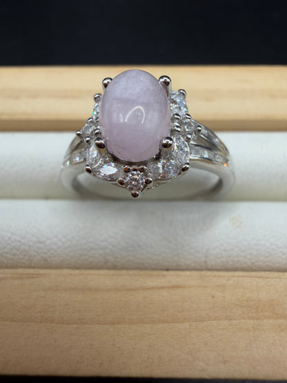 Kunzite S925 Adjustable Ring