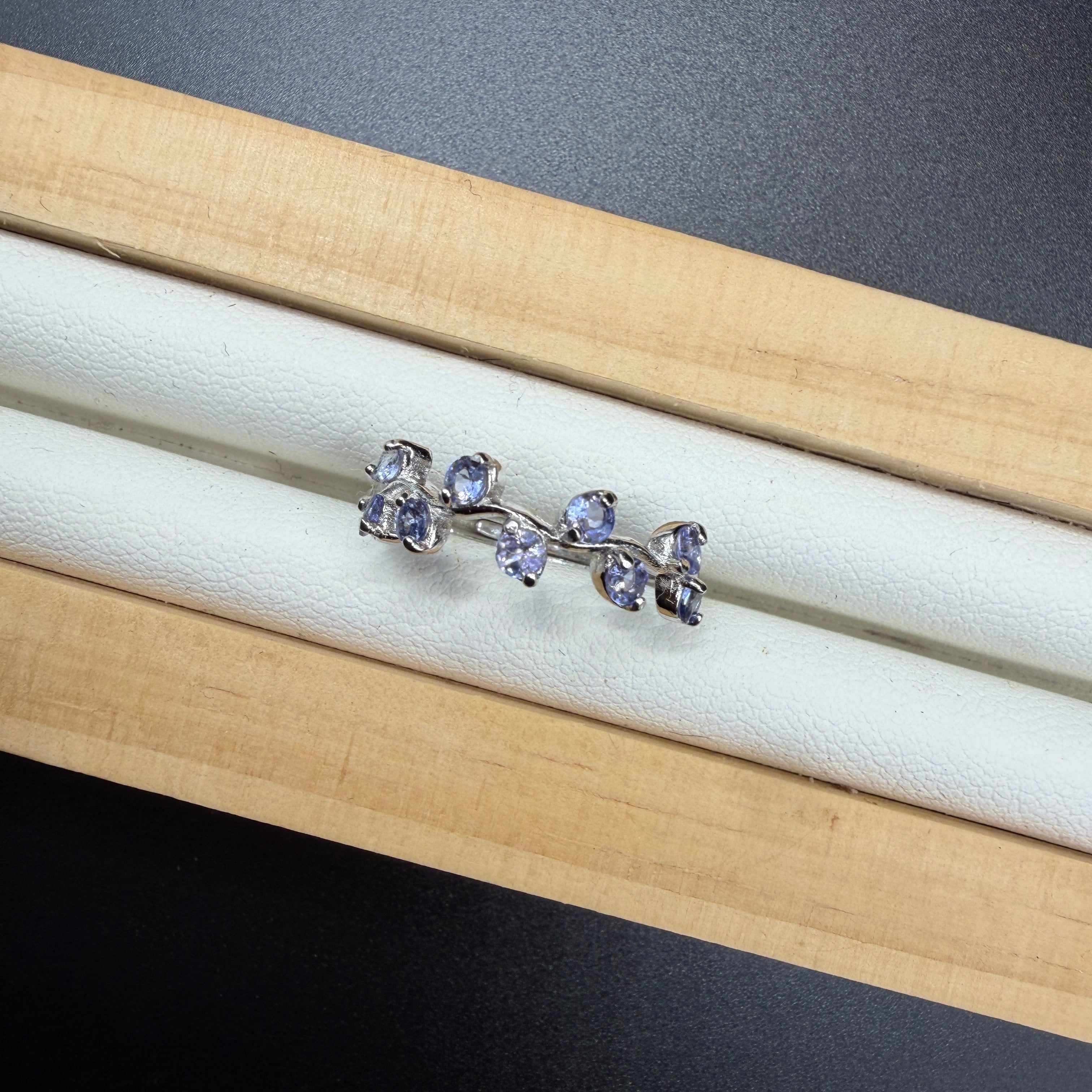 Tanzanite S925 Adjustable Ring