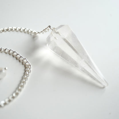 Clear Quartz Pendulum