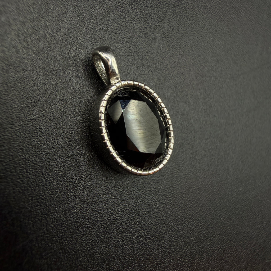 Black Spinel S925 Necklace