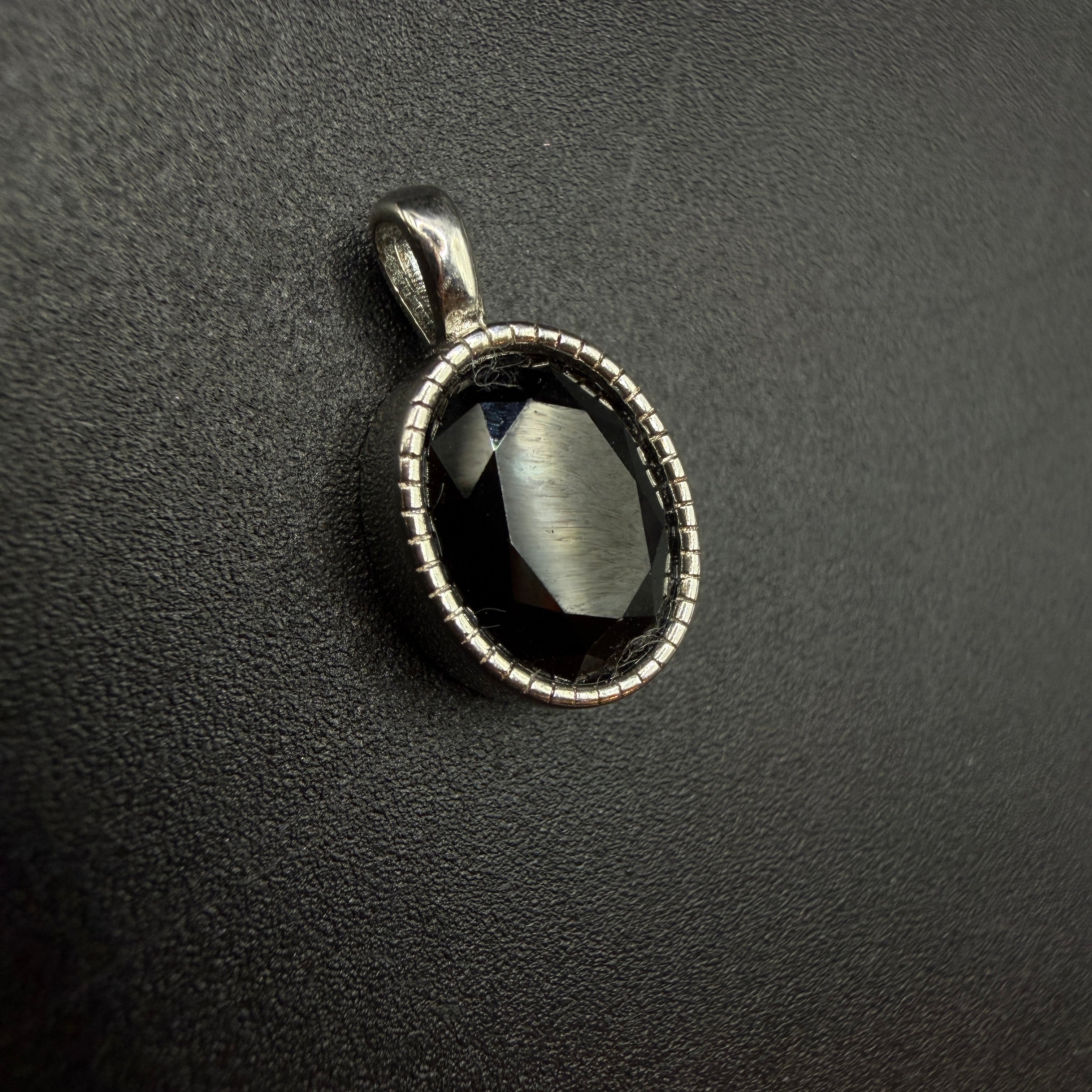 Black Spinel S925 Necklace