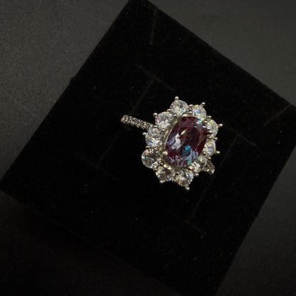 Alexandrite S925 Certified Adjustable Ring