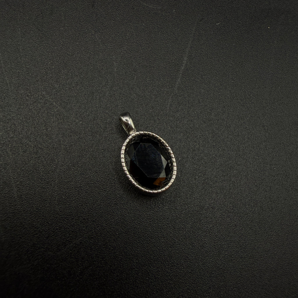 Black Spinel S925 Necklace