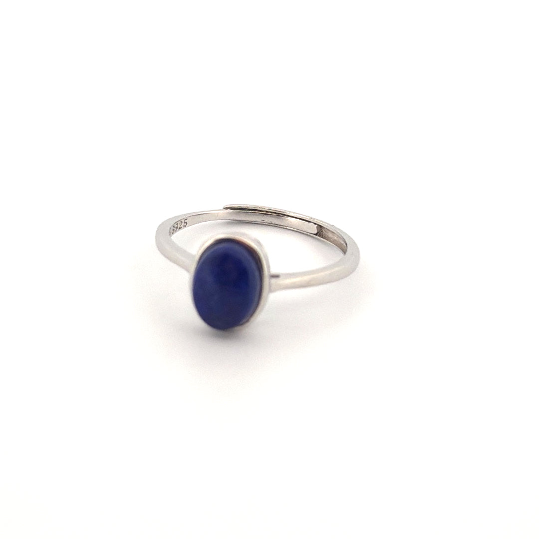 Lapis Lazuli S925 Adjustable Ring