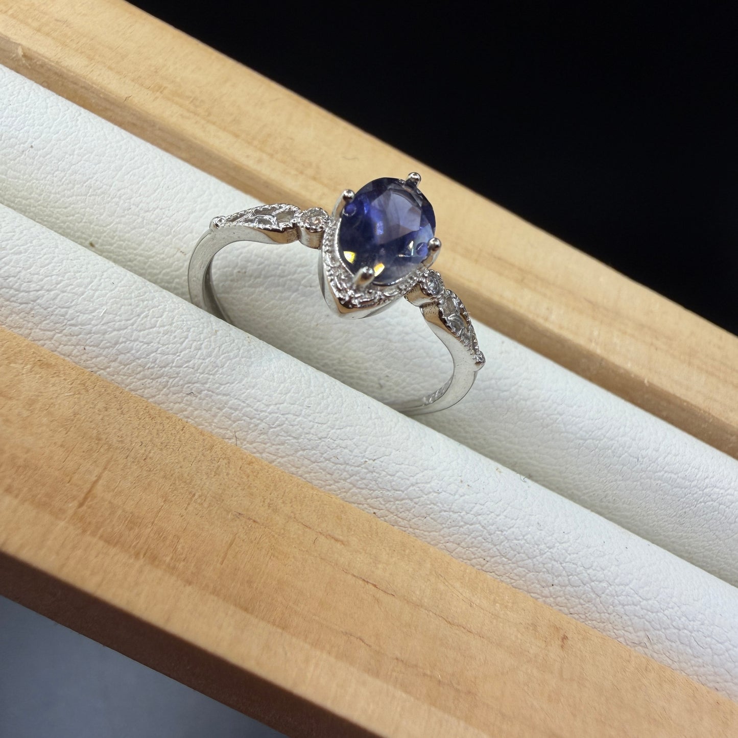 Tanzanite S925 Adjustable Ring