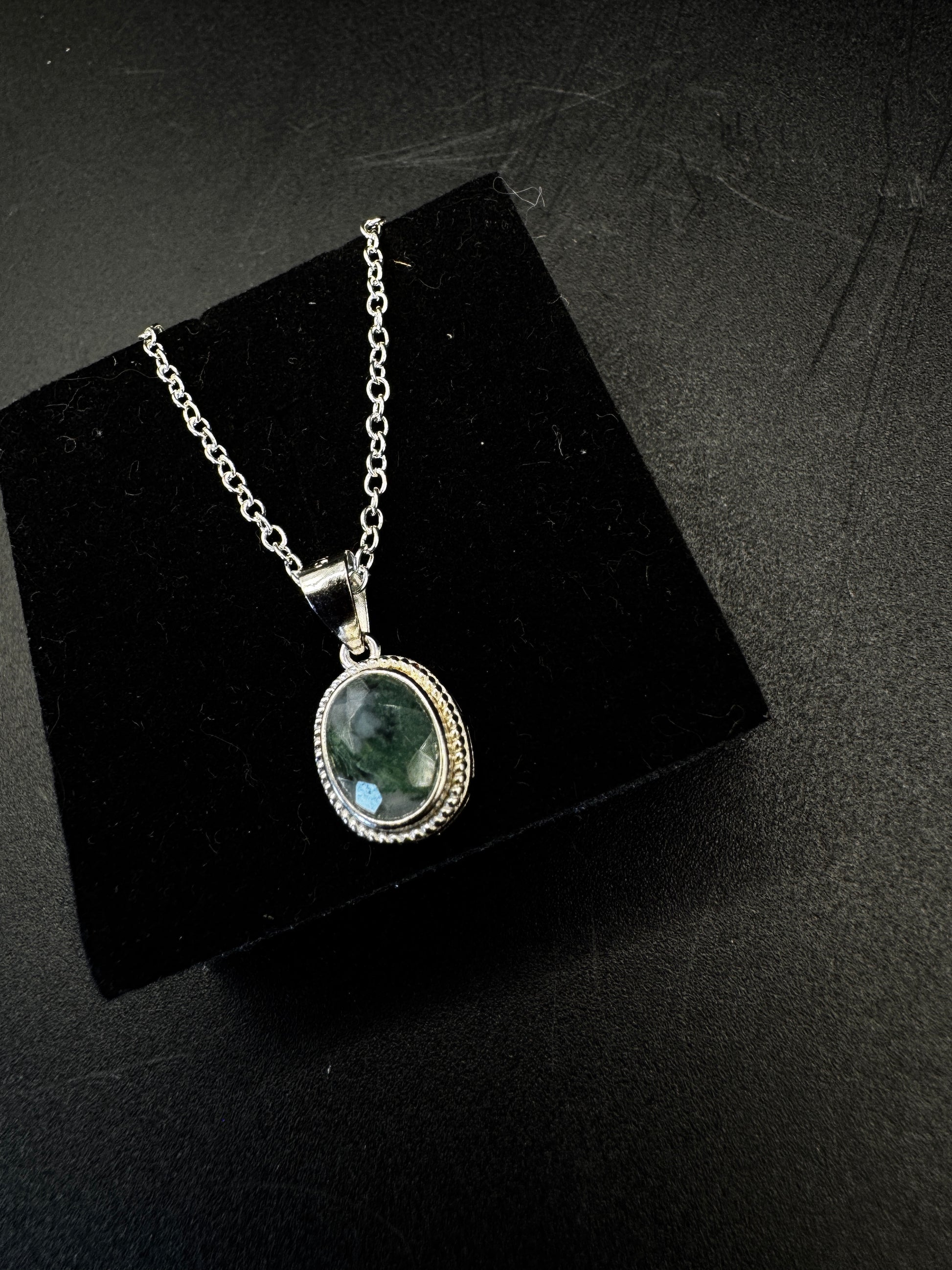 Moss Agate Necklace