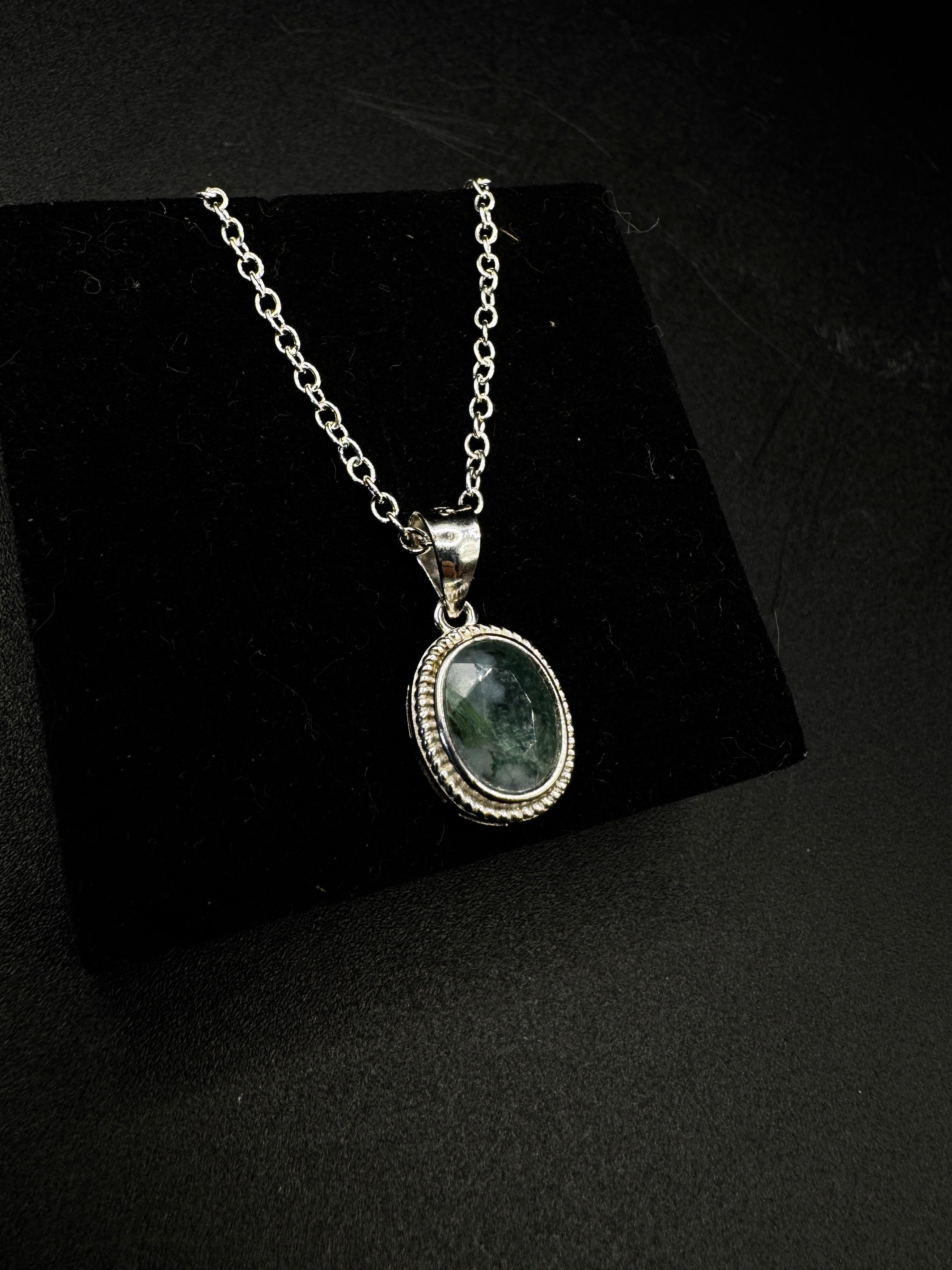 Moss Agate Necklace