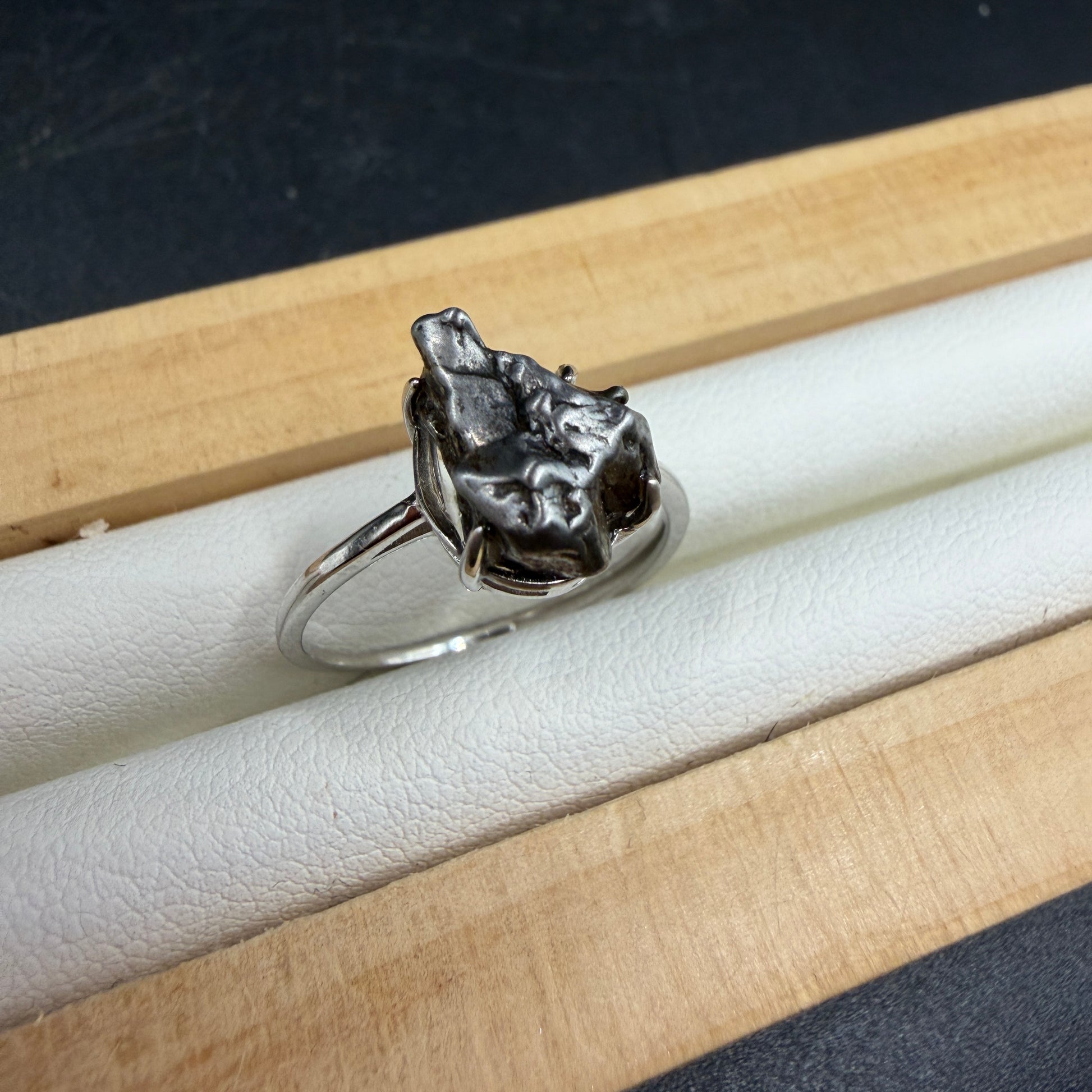 Argentina Iron Meteorite S925 Ring