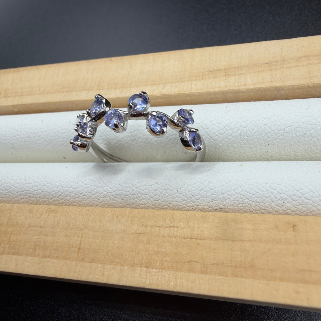 Tanzanite S925 Adjustable Ring