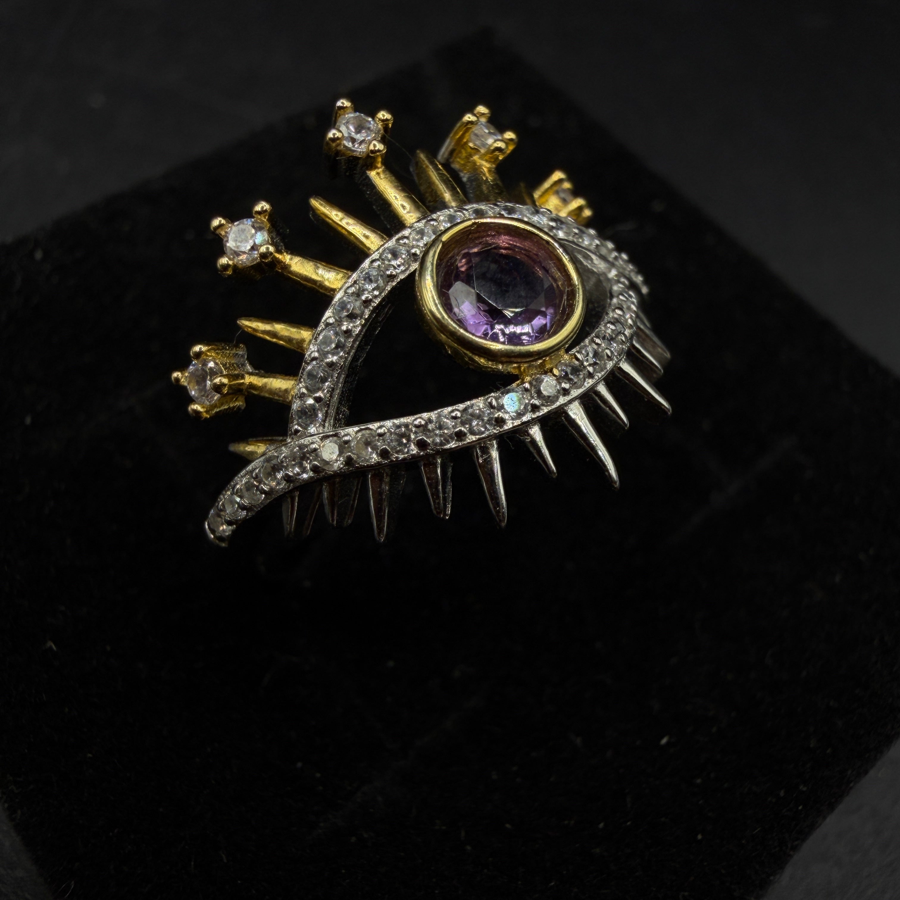 Amethyst Eye S925 Certified Ring