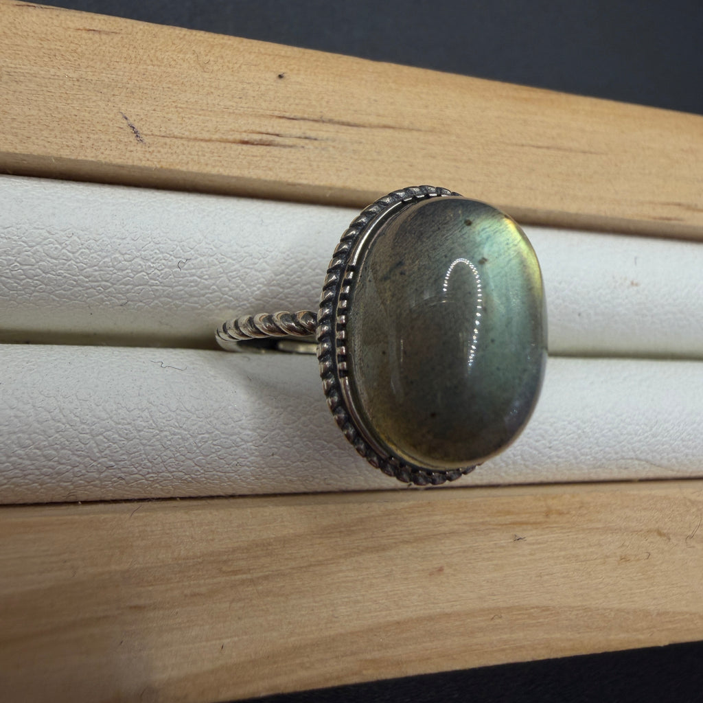 Labradorite S925 Adjustable Ring