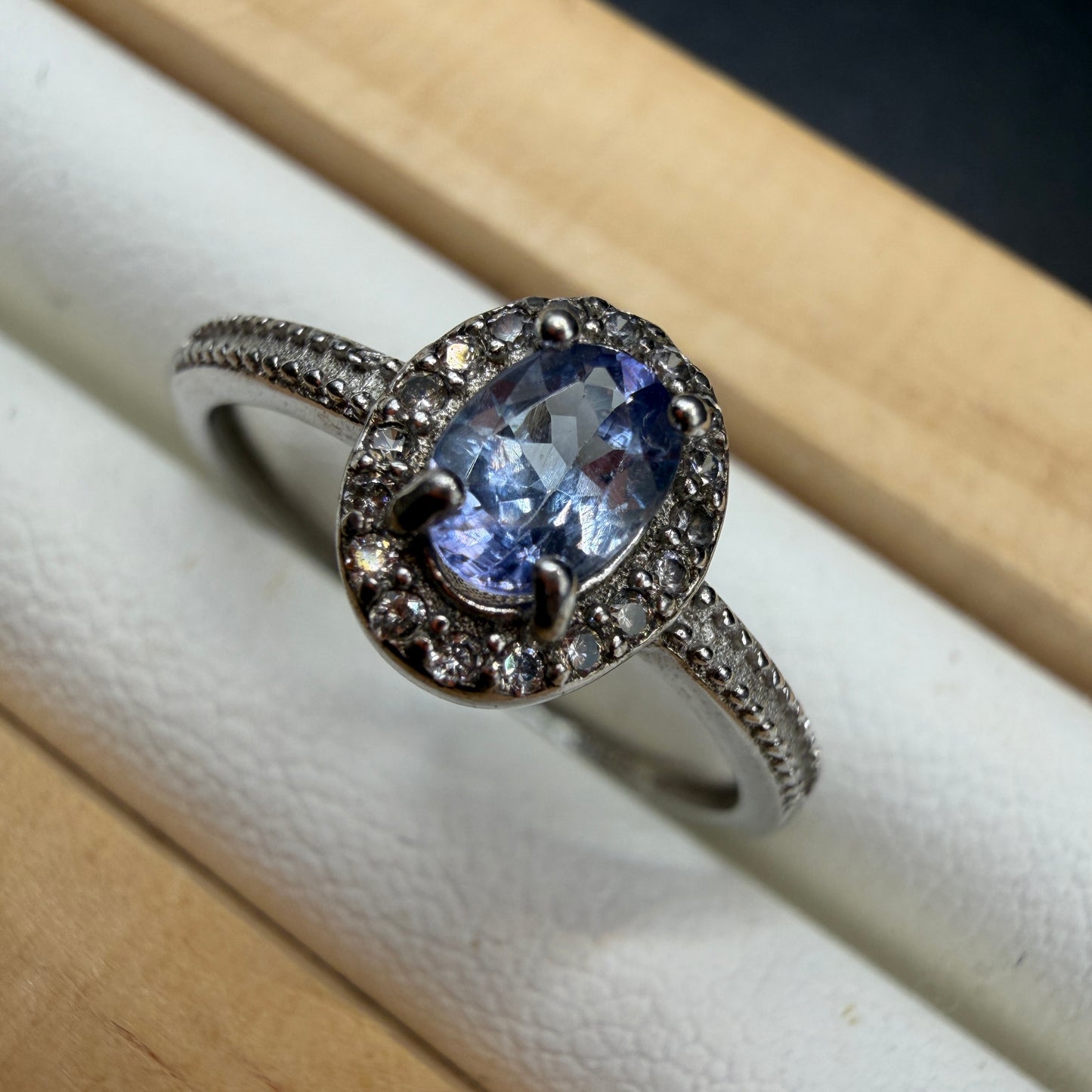Tanzanite S925 Adjustable Ring