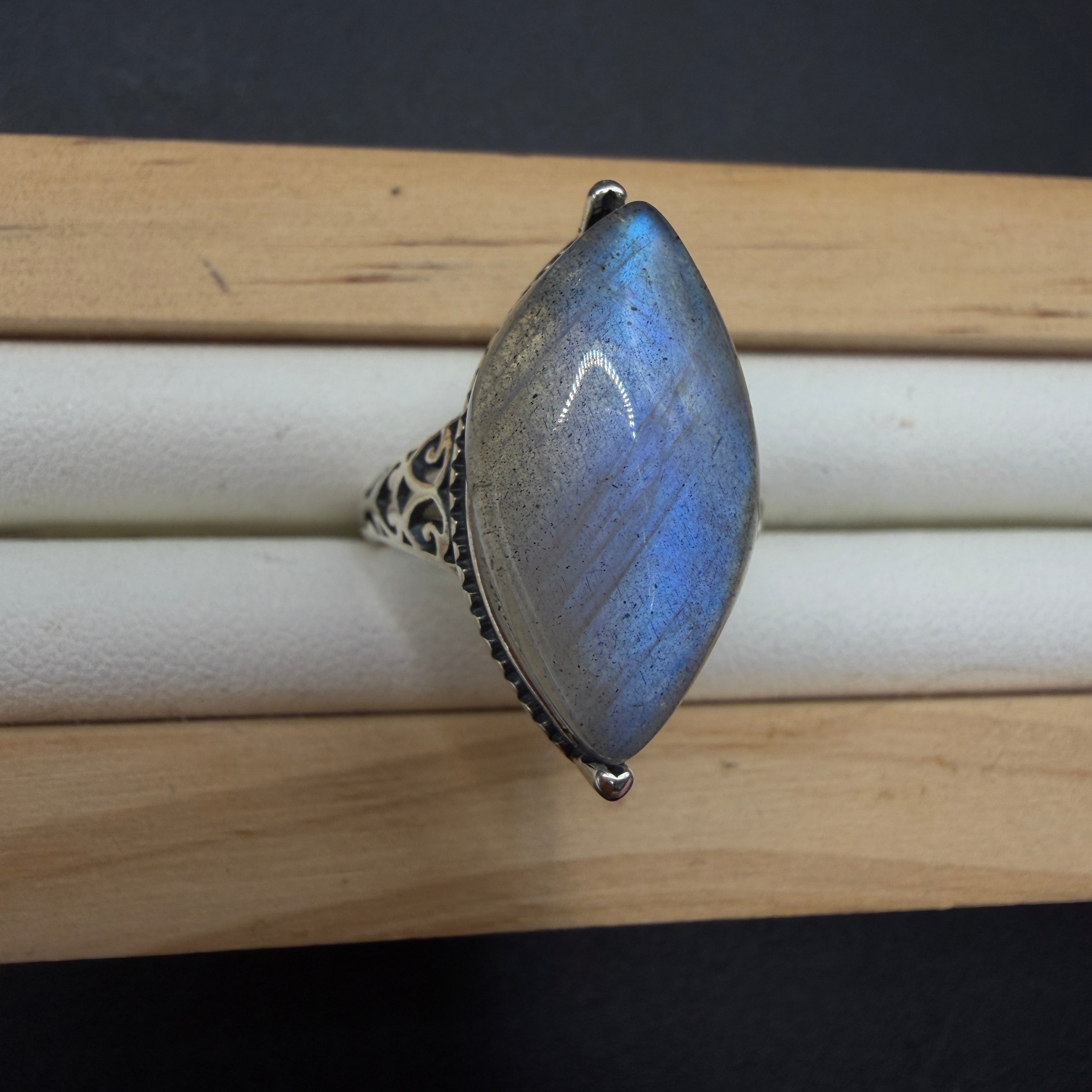 Labradorite S925 Adjustable Ring