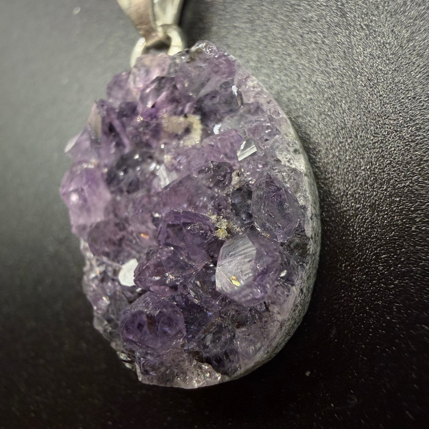 Amethyst Cluster S925 Necklace