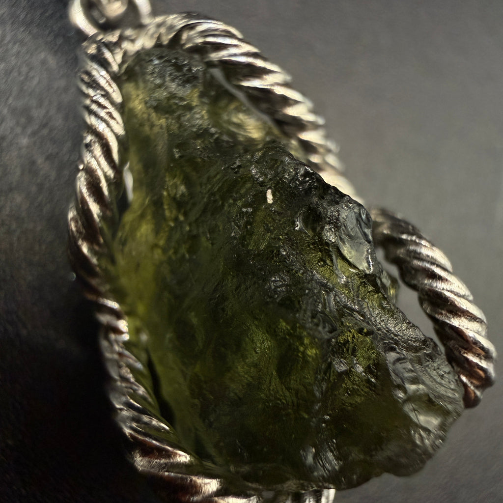 Moldavite S925 Certified Necklace