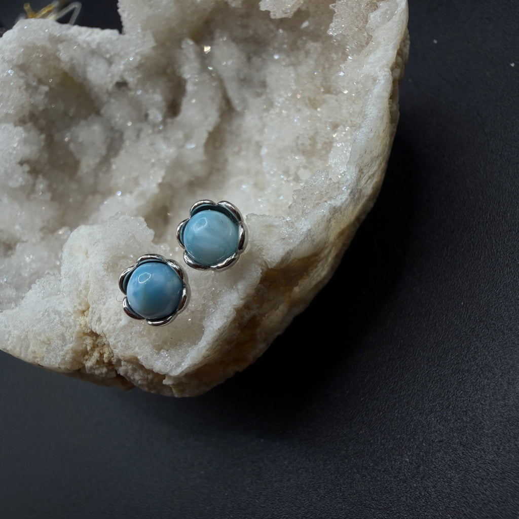 Larimar S925 Earrings