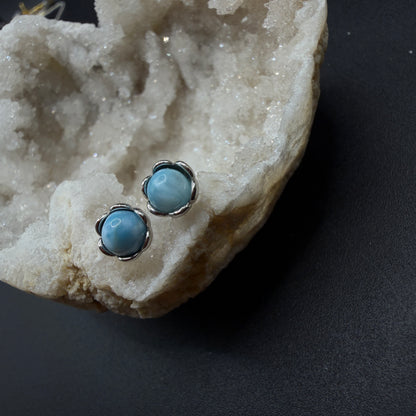 Larimar S925 Earrings