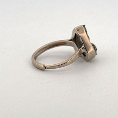 Pyrite S925 Adjustable Ring