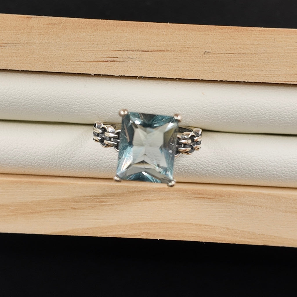 Blue Fluorite Ring