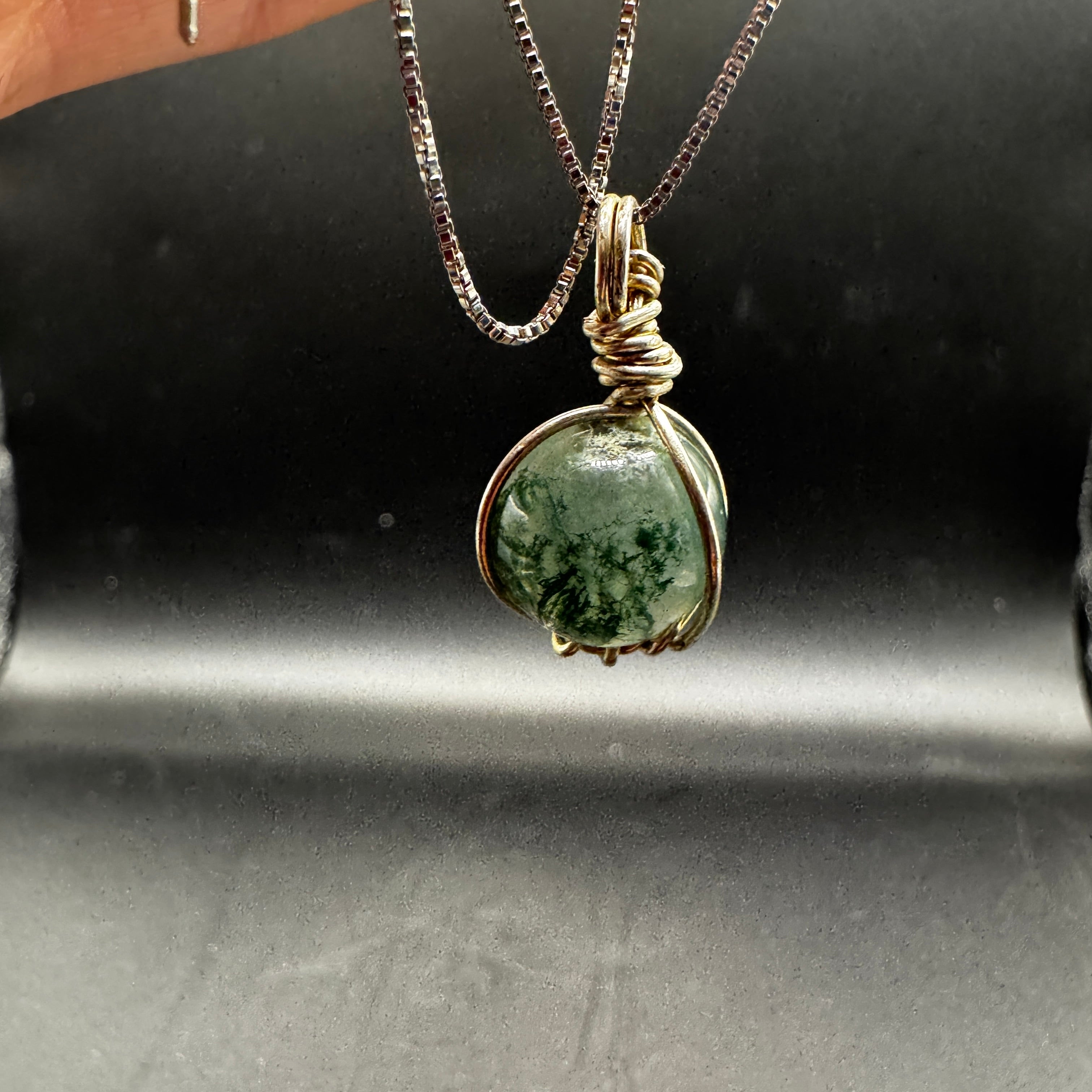 Moss Agate Necklace