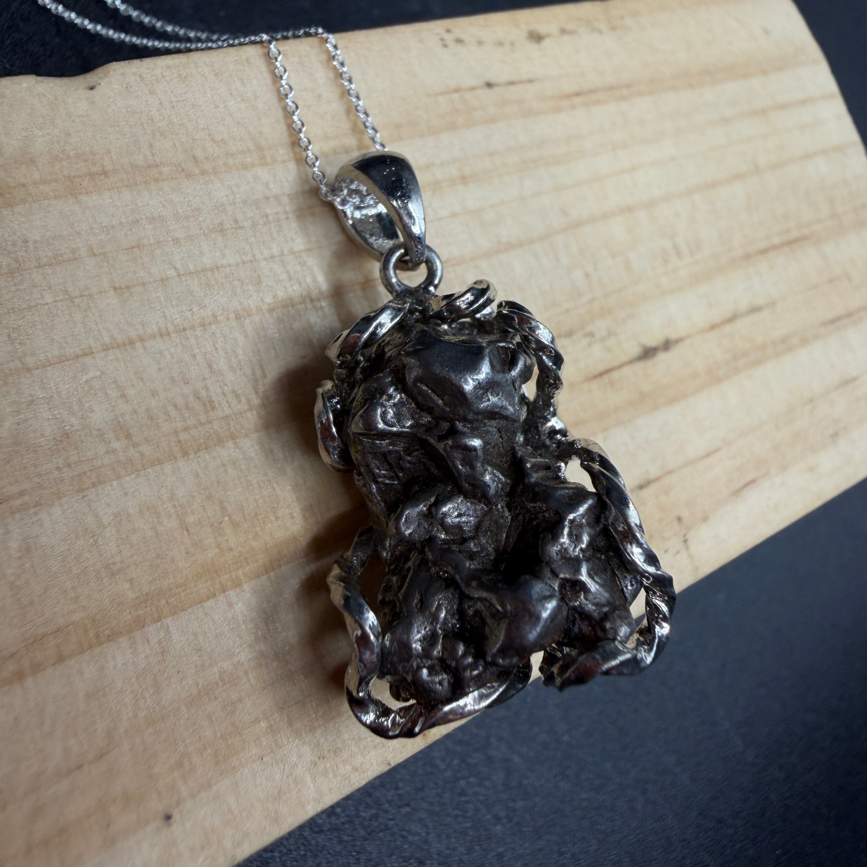 Argentina Iron Meteorite S925 Necklace