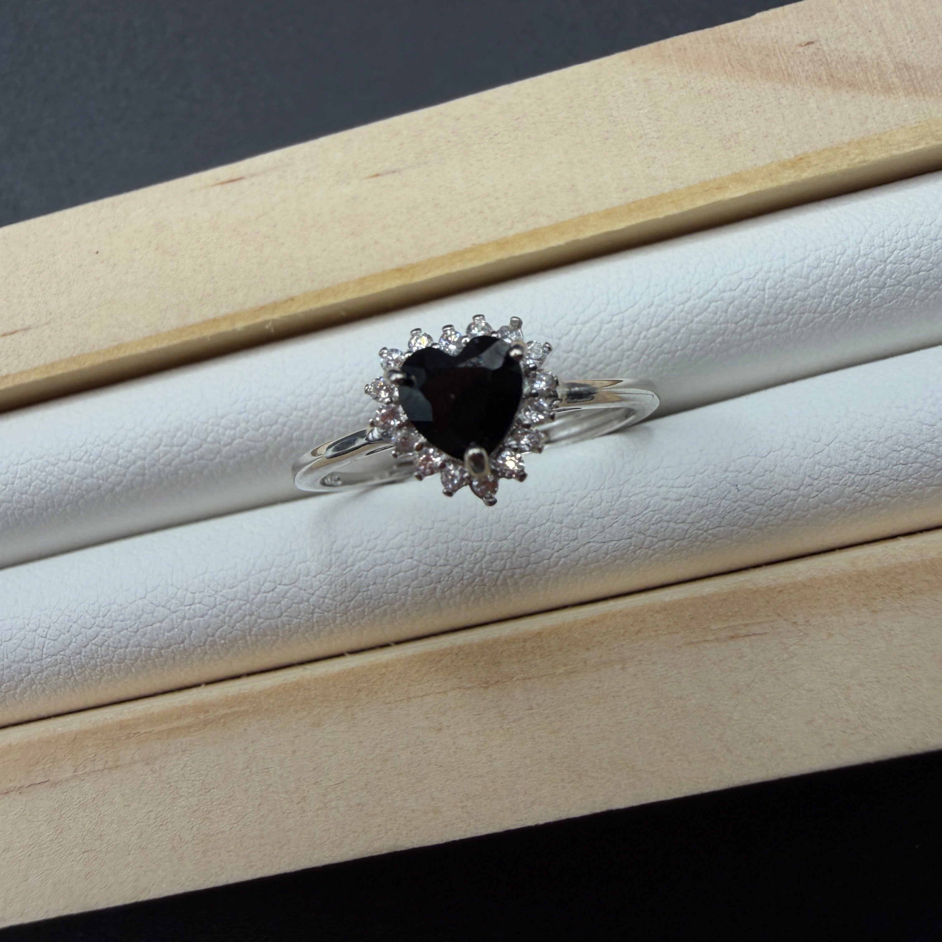 Black Spinel S925 Ring
