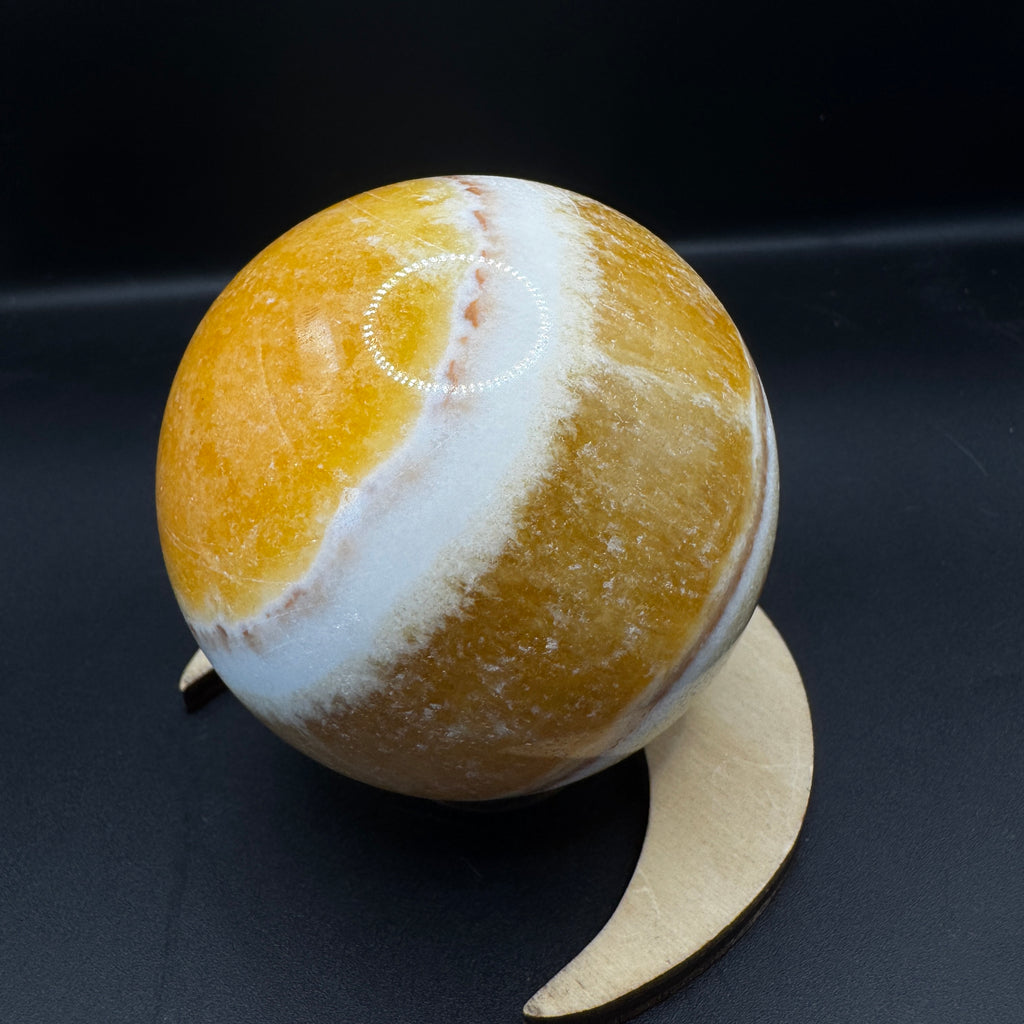 Orange Calcite Sphere
